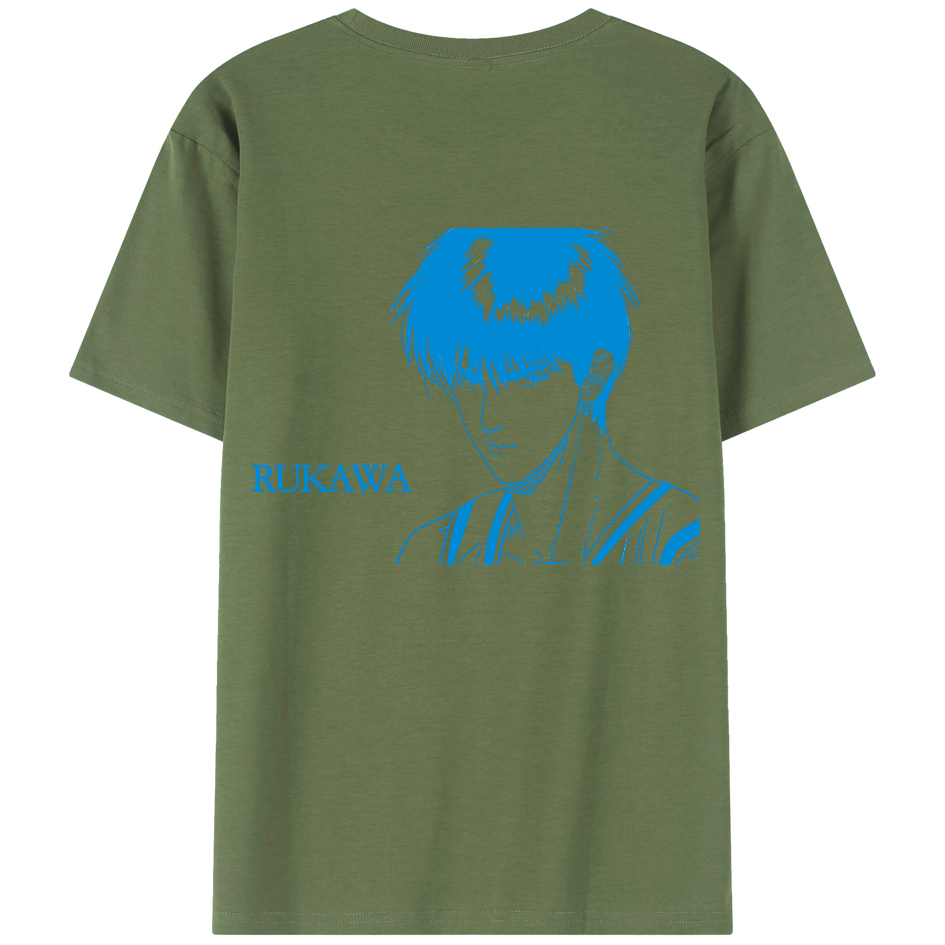 （画像用） SLAM DUNK／スラムダンク 綿100％ メンズ半袖Tシャツ（バックプリント） 通気性